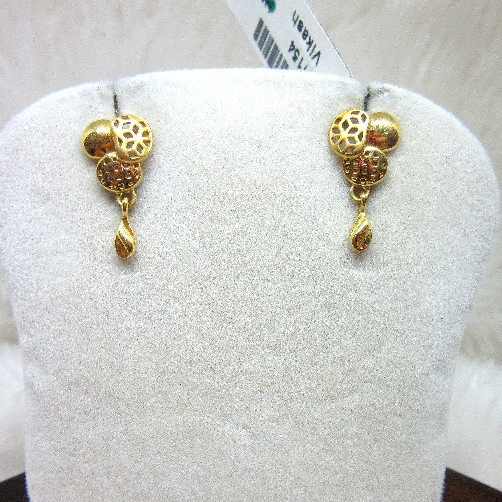 Gold Micro Casting Earring