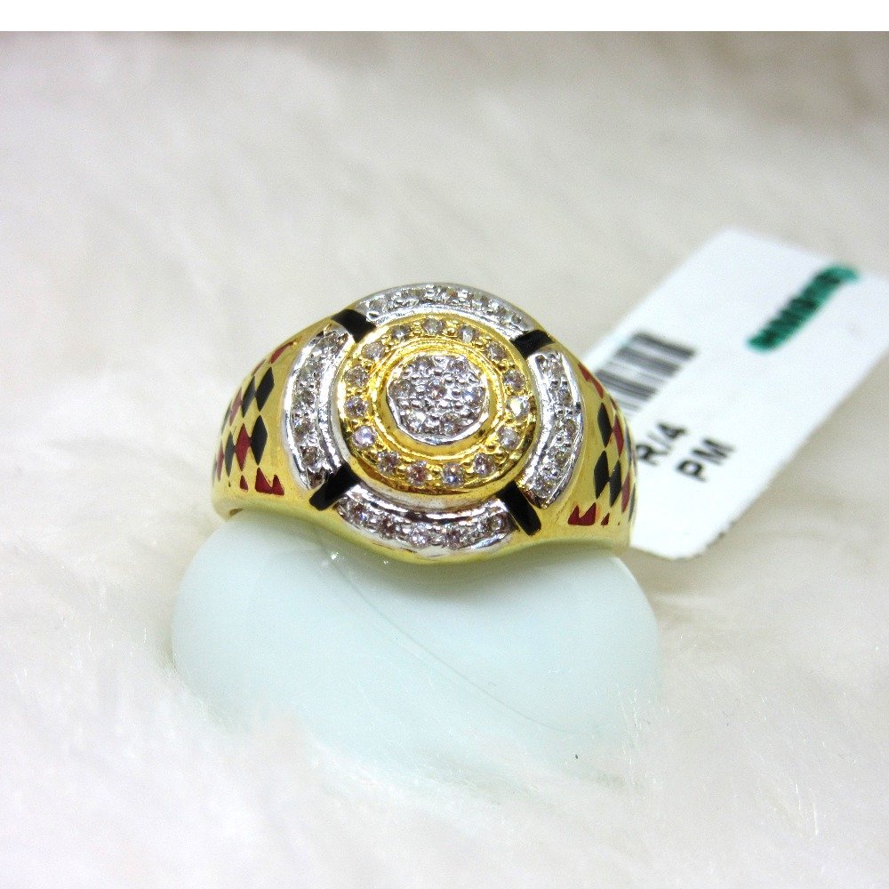 Gold Gents Color Mina Stone Ring