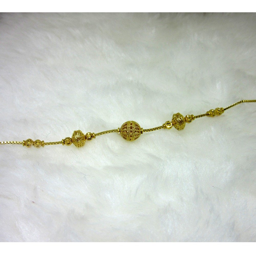Gold Ball Design Fancy Ledies Bracelet