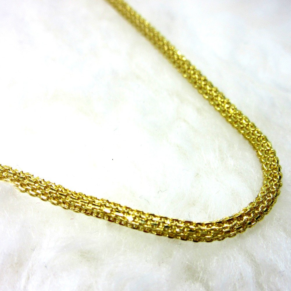 Gold Micro Round Chain