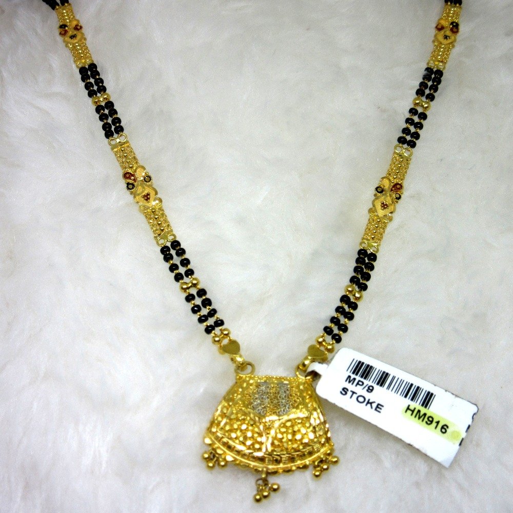 Gold semi culcutti mangalsutra