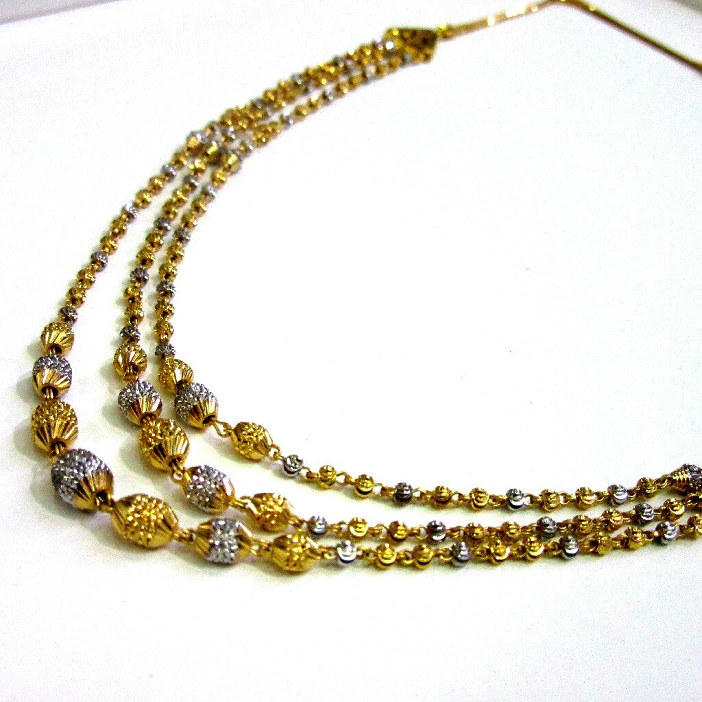 Gold 22k 916 Hallmark 3 Line Mala