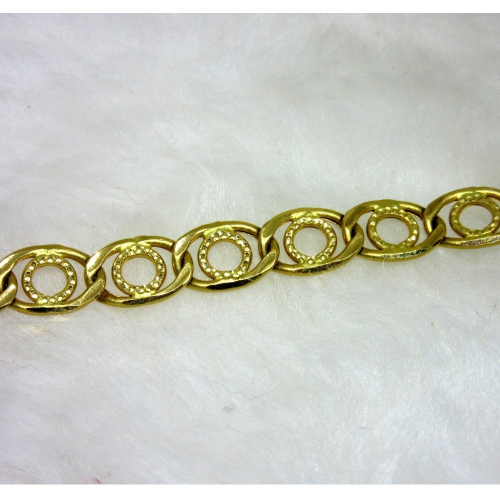 Gold Light Weight Gents Bracelet