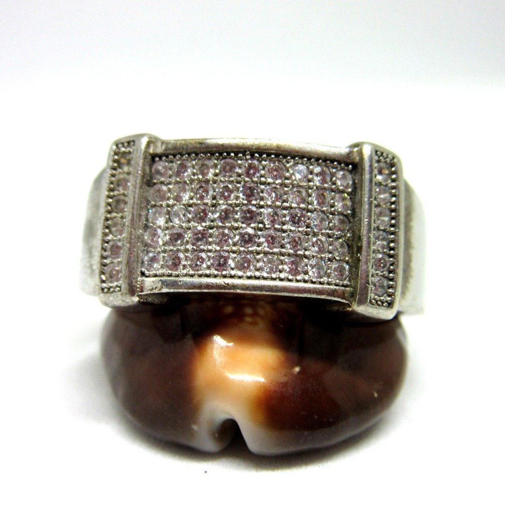 Silver 925 dailywear ring for gents sr925-198