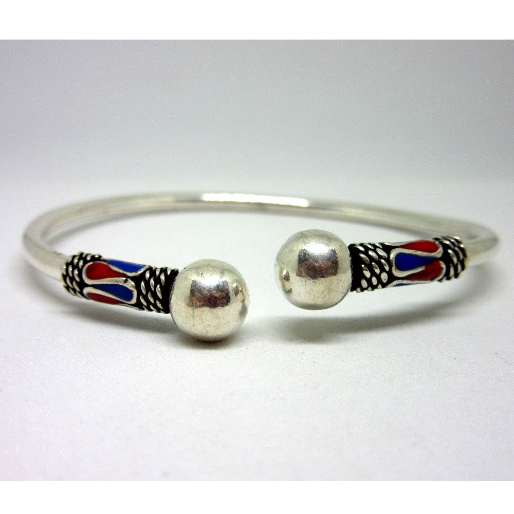 Silver 925 morder meena oxidised bracelet sb925-2