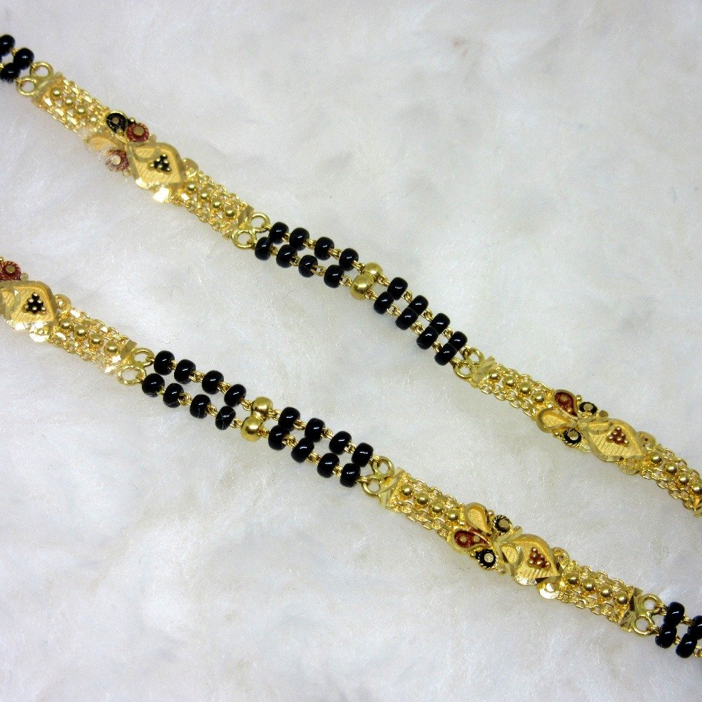 Gold semi culcutti mangalsutra