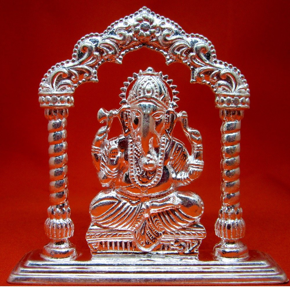 Silver shree ganesha merath gate murti(statue)