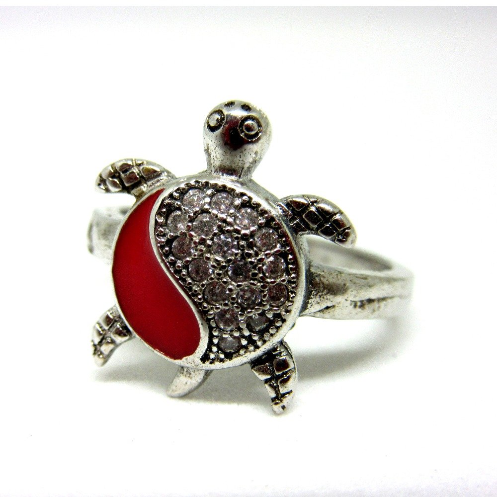 Silver 925 tortoise ring sr925-56