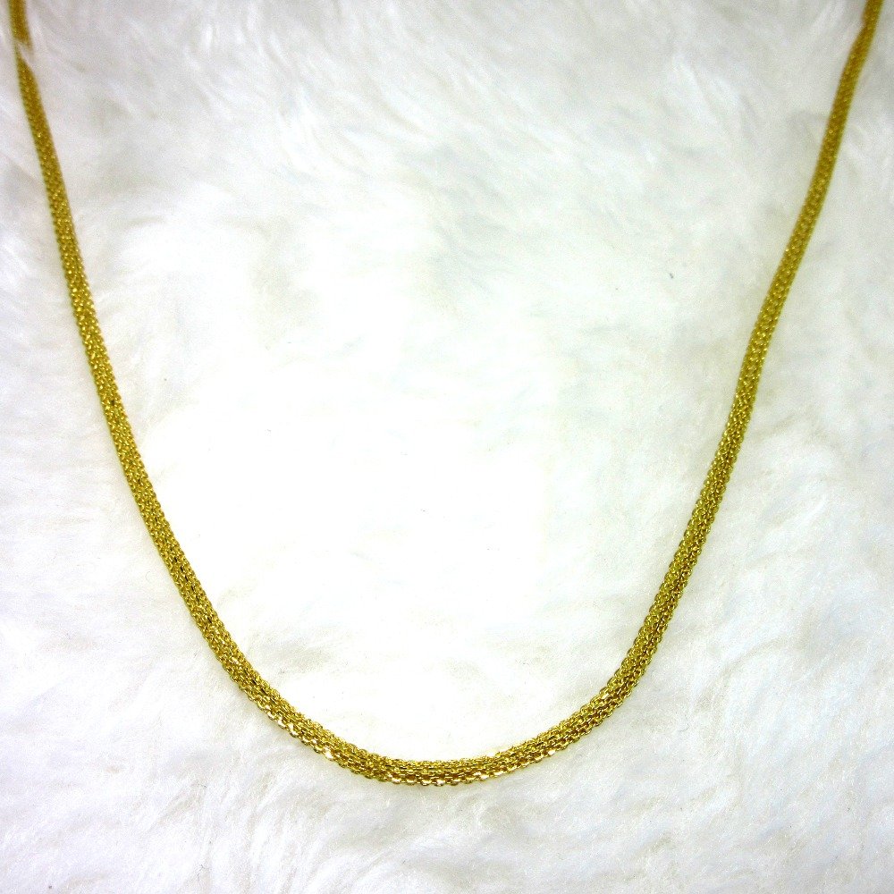 Gold Micro Round Chain