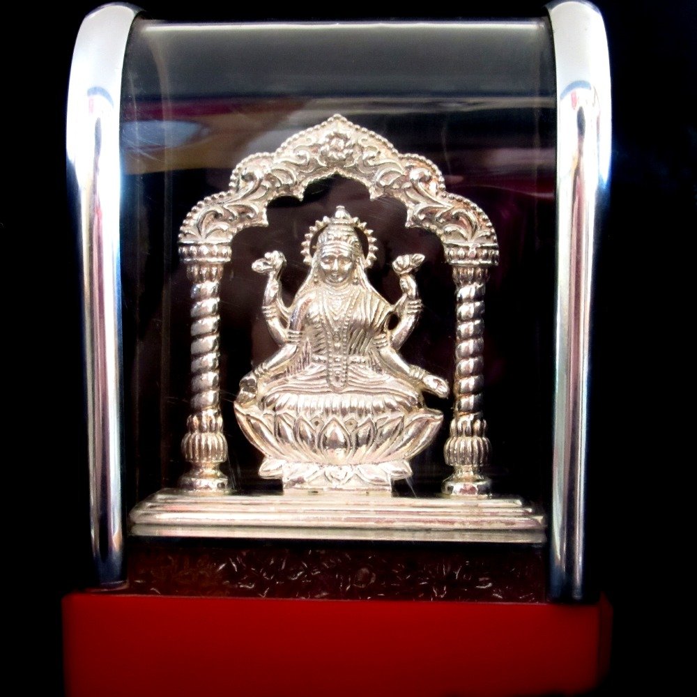 Silver shree lakshmi maa statue(murti) mrt-132
