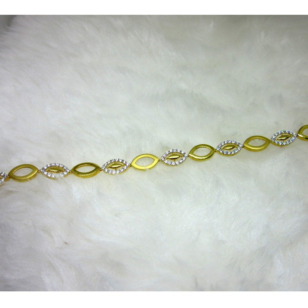 Gold Casting Small Diamond Ledies Bracelet