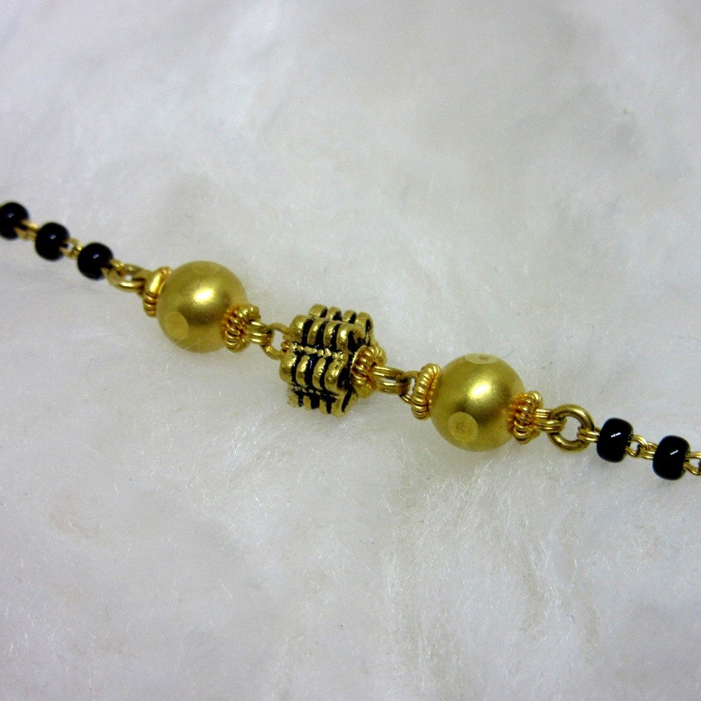 Gold oxidize mangalsutra dokiya