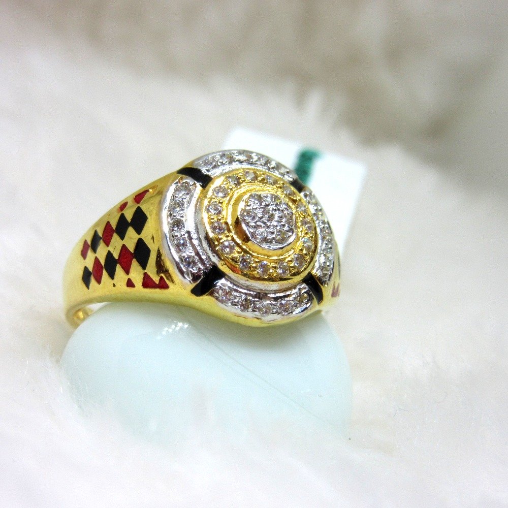 Gold Gents Color Mina Stone Ring