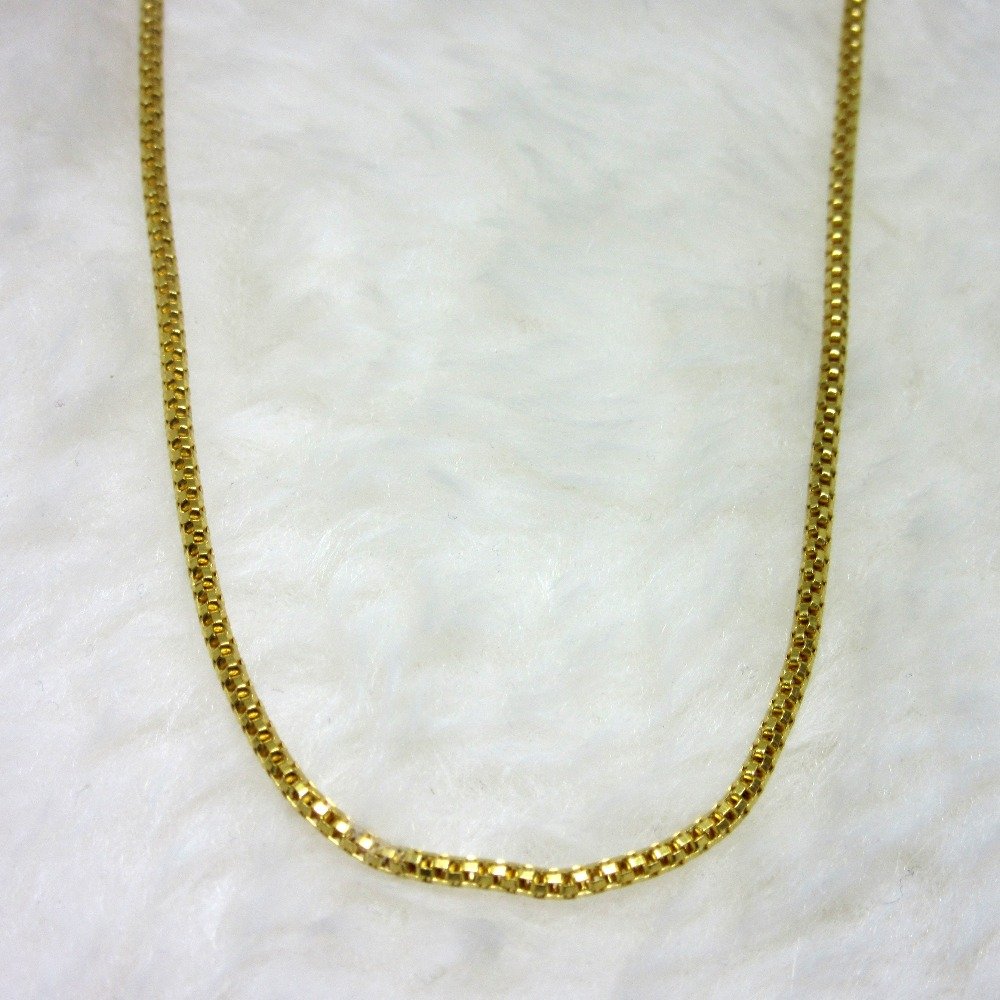 Gold Box Round Chain