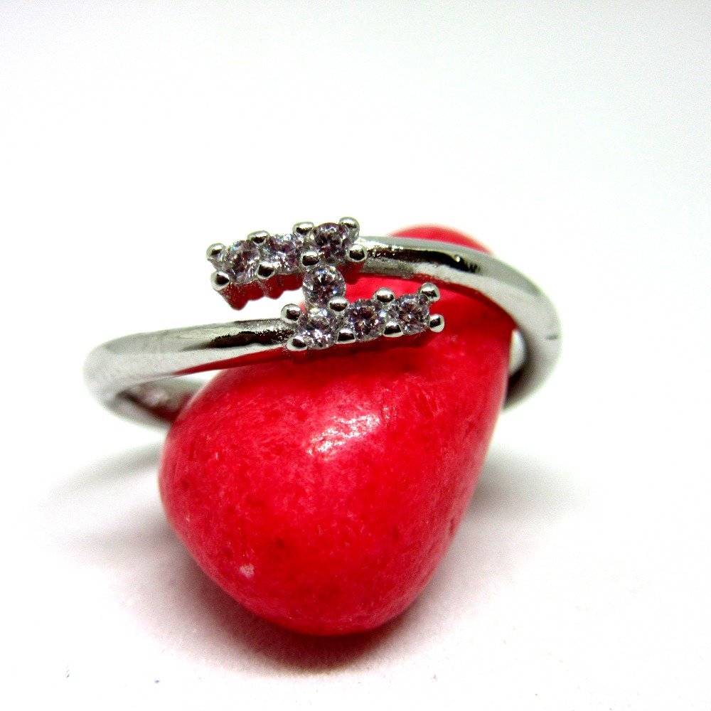 Silver 925 cross line design ring sr925-23