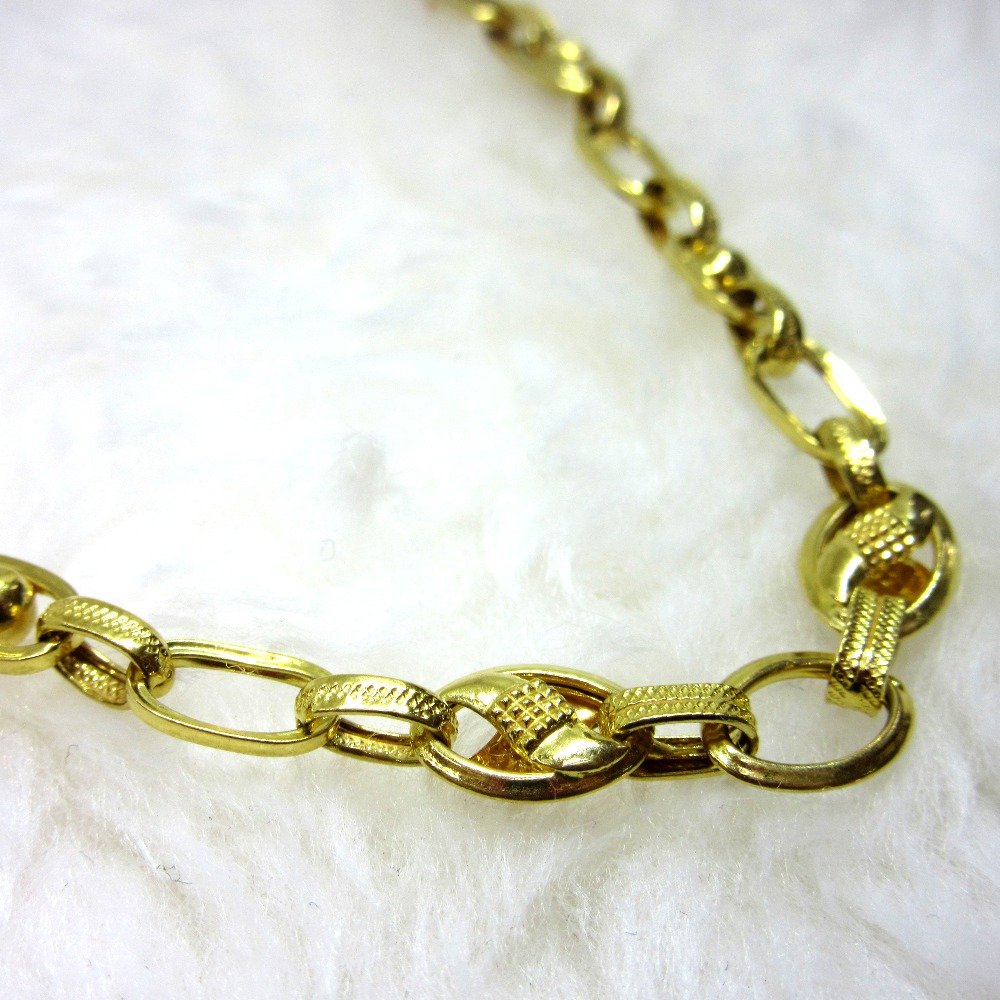 Gold Royal Hollow Chain