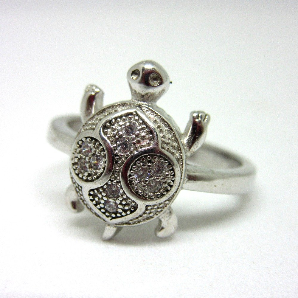 Silver 925 tortoise ring sr925-24