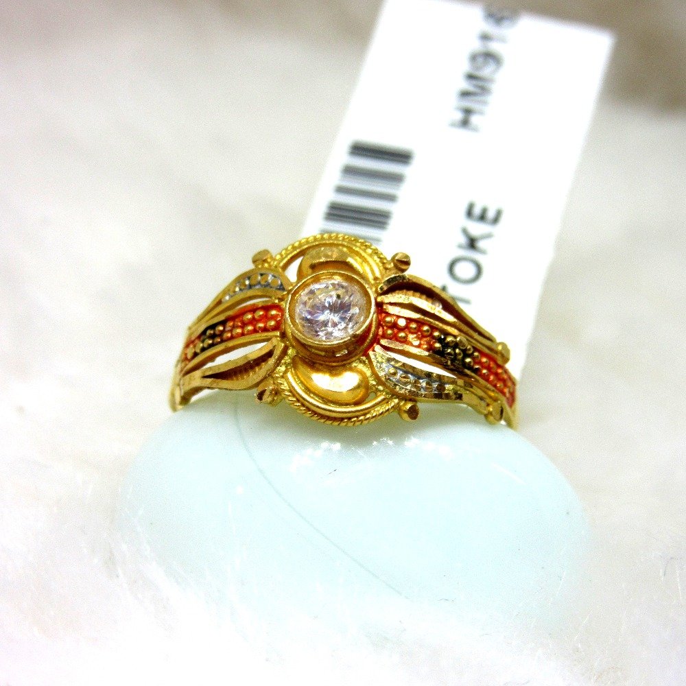 Gold Designer Ladies Ring