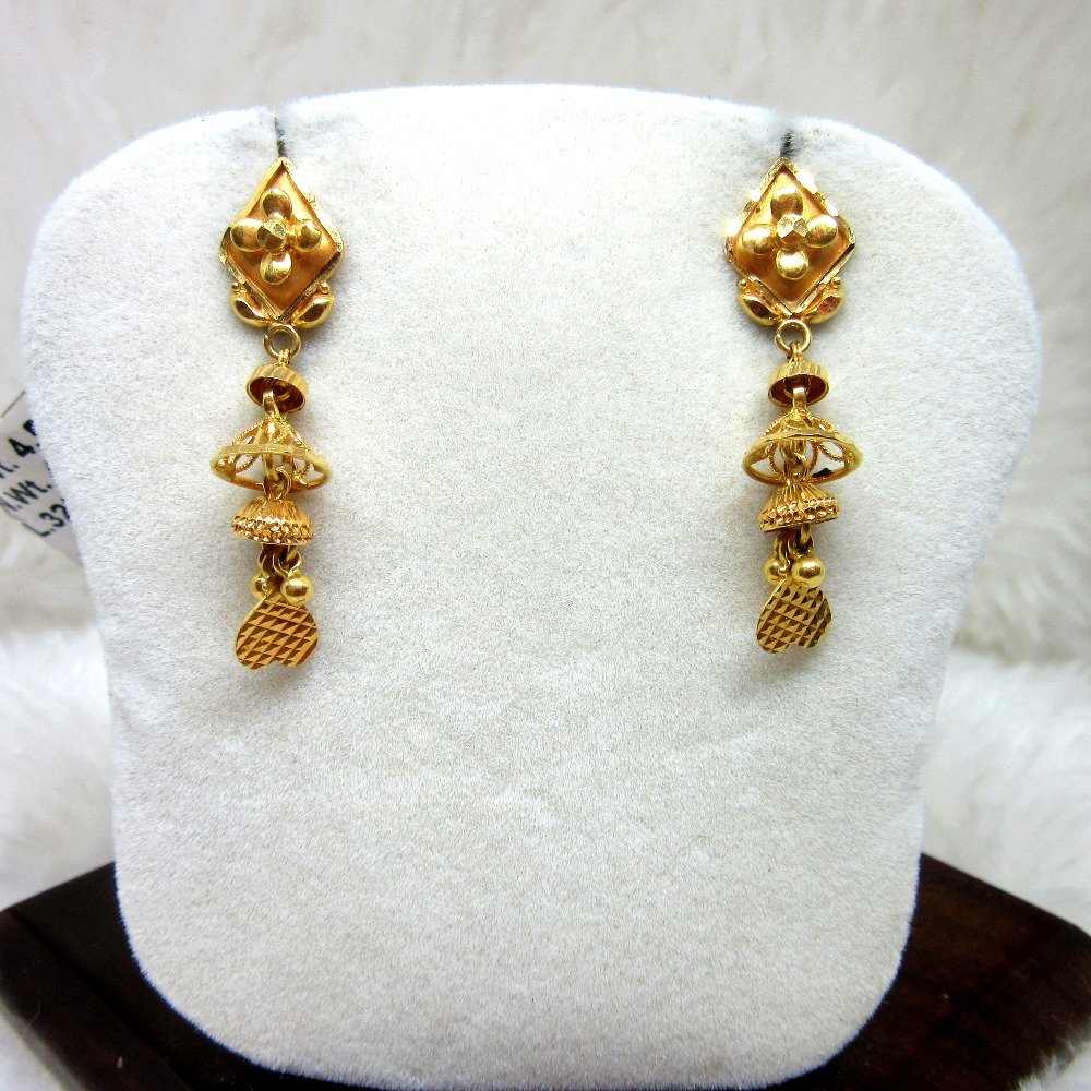 Gold Fancy Earring