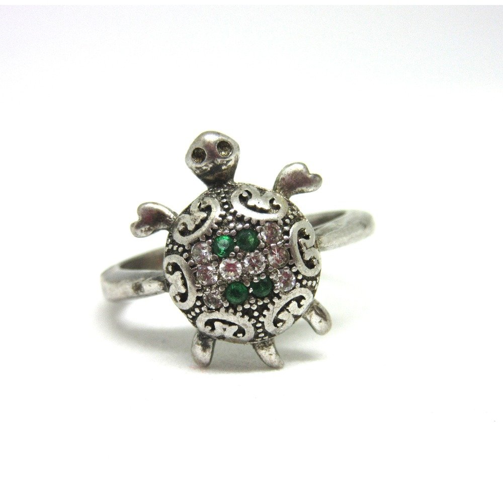 Buy Silver Tortoise Ring Online In India - Etsy India