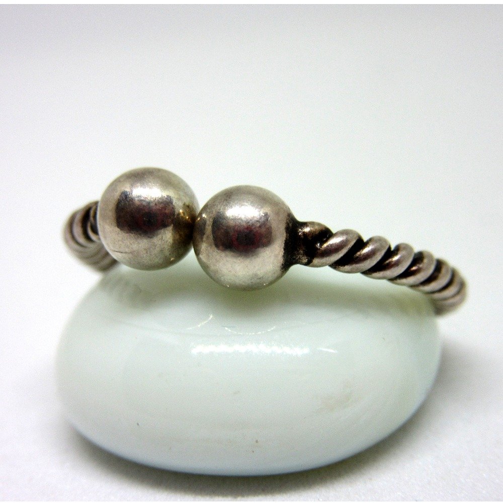 Silver 925 royal ball band ring sr925-33