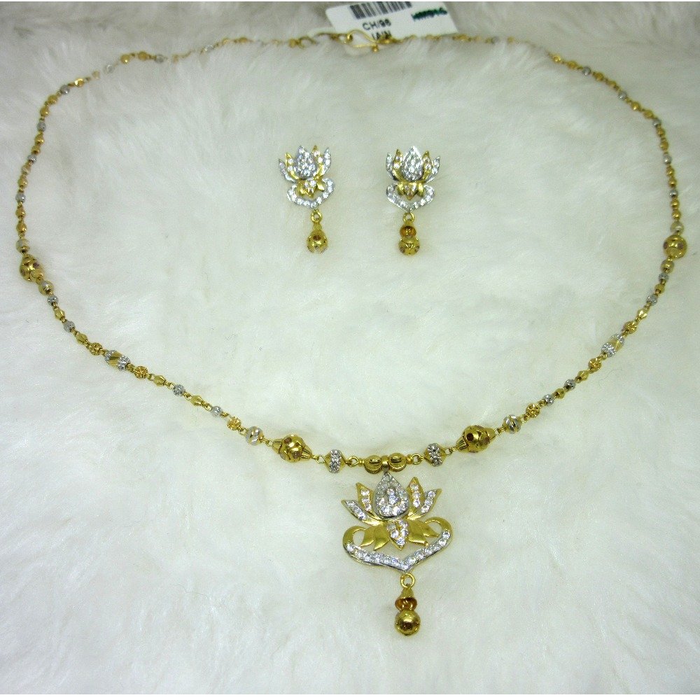 gold 22k HM916 necklace set