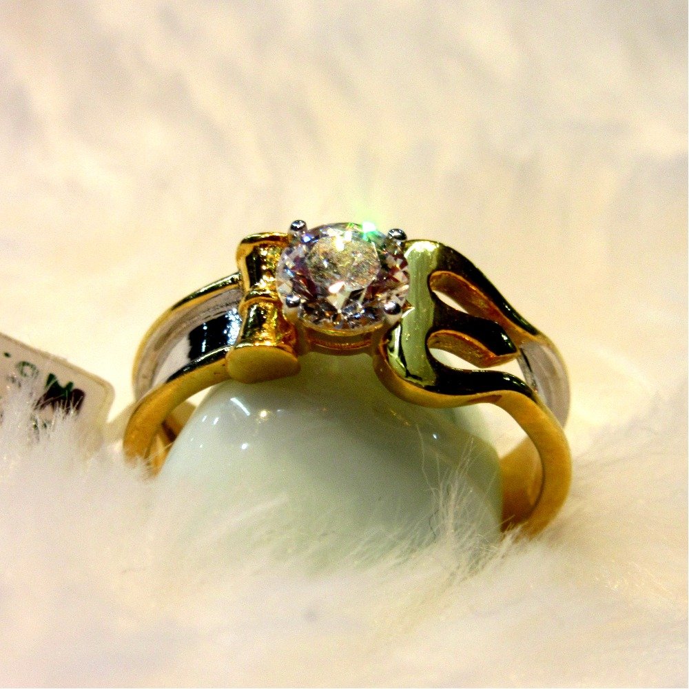 Gold Hm916 Shivaay Trisule Diamond Casting Ring