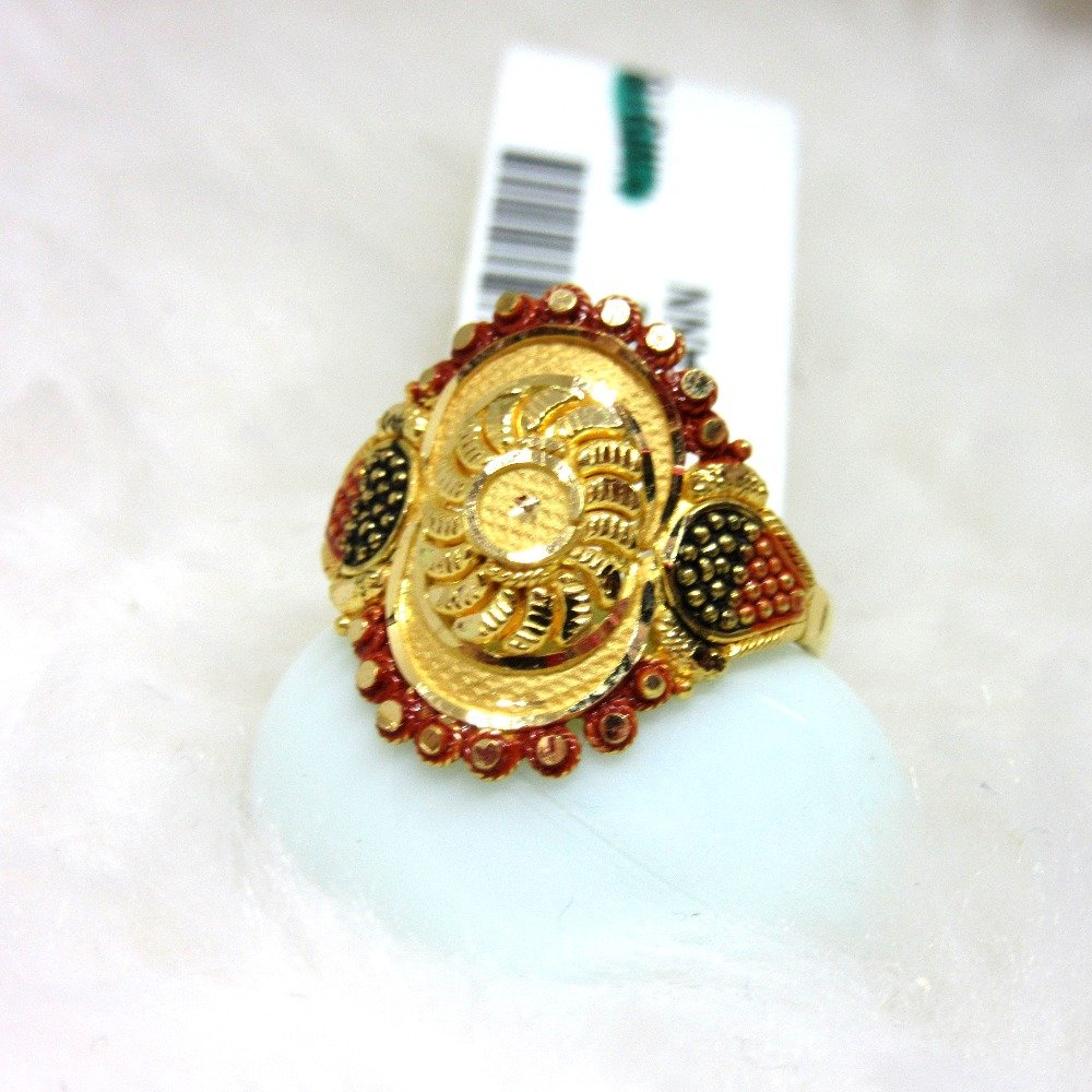 Gold Designer Ladies Ring
