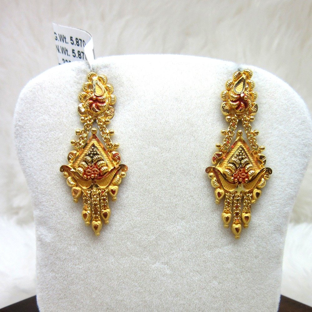 Gold Fancy Earring