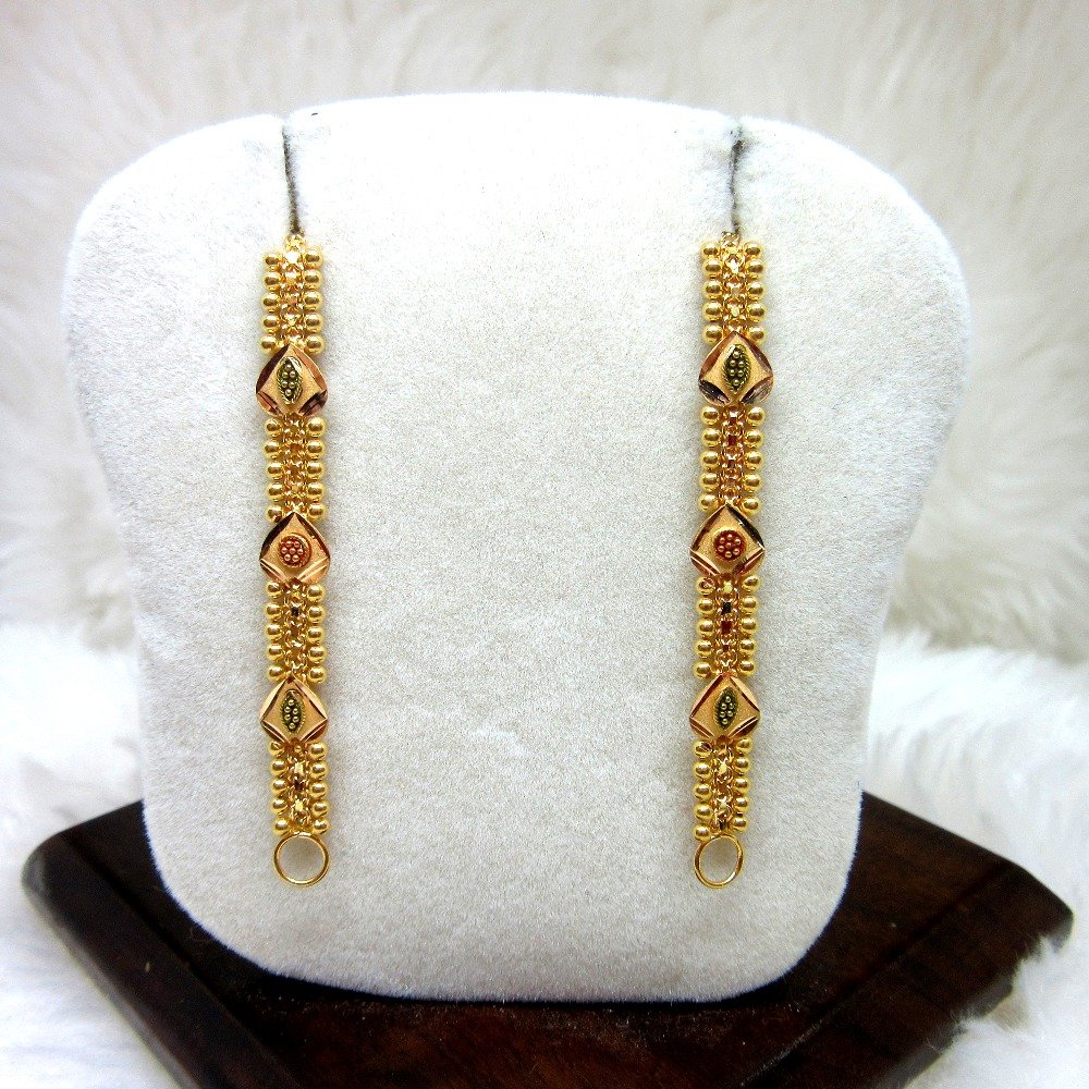 Gold 22k Hm916 Designer Broad Kanser