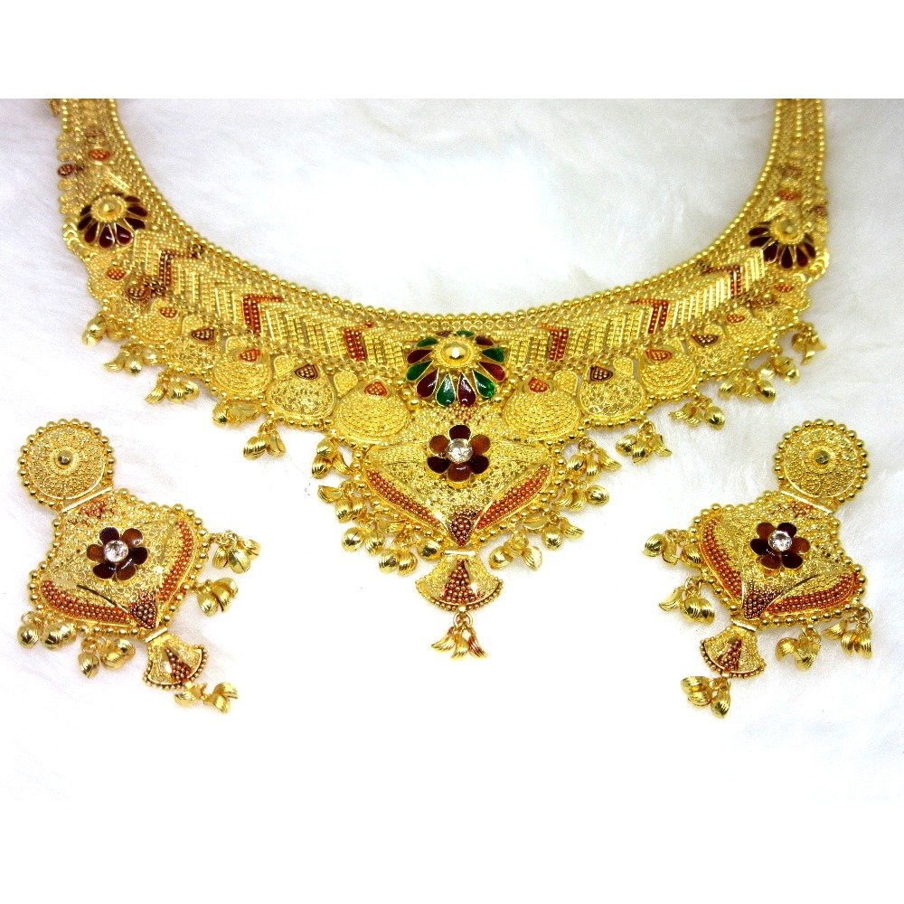 Amazing Colourful Gold hm916 culcutti set