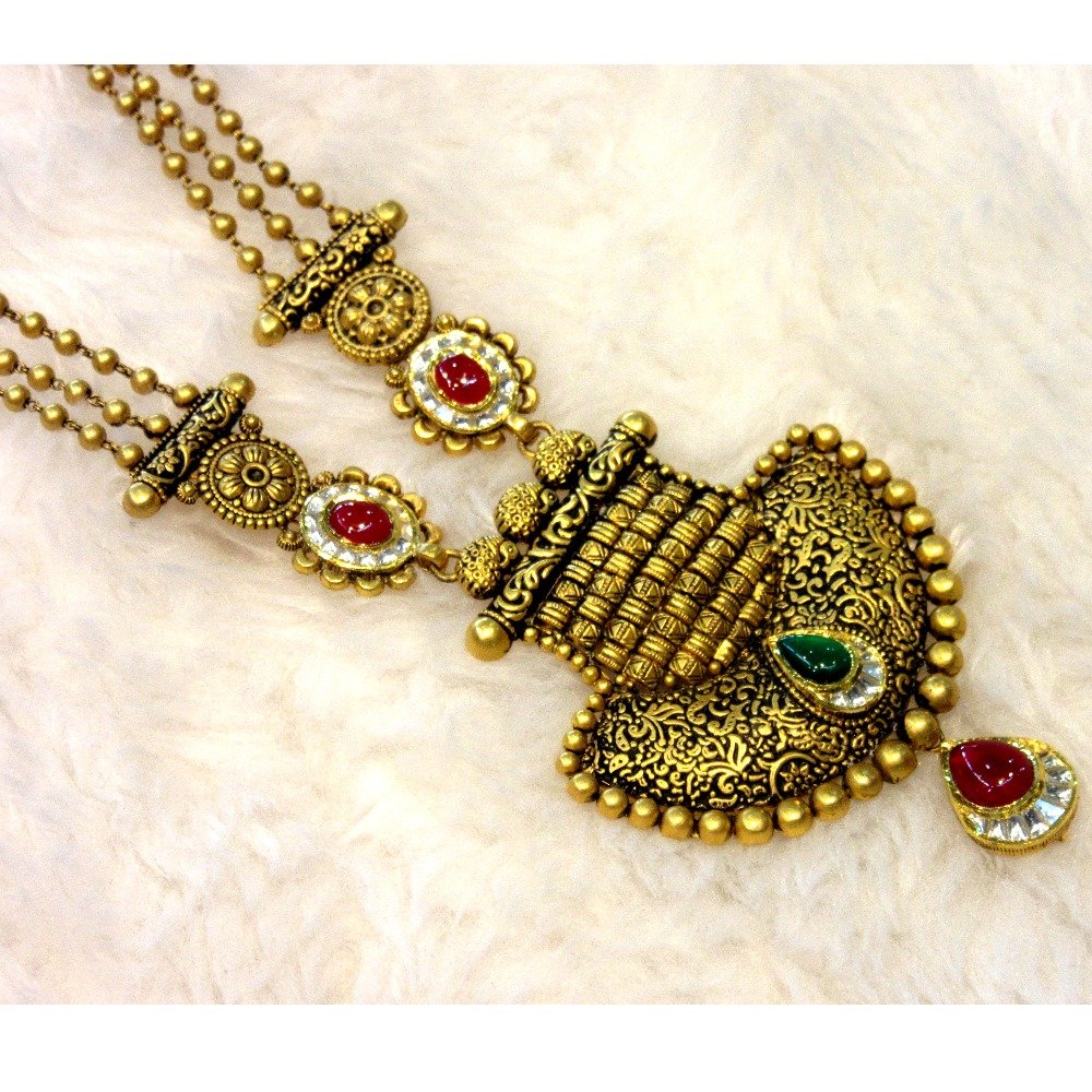 22kt gold hallmark jadtar set