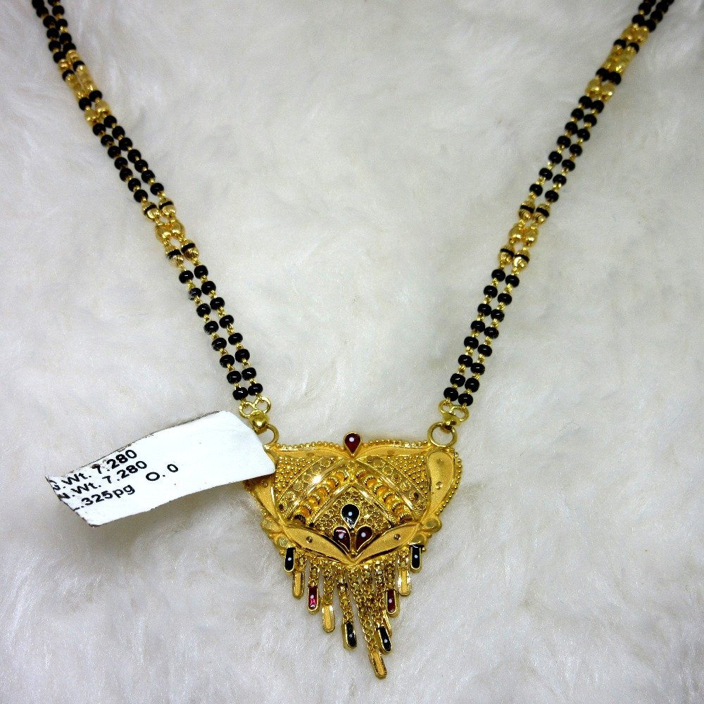 Gold semi culcutti mangalsutra