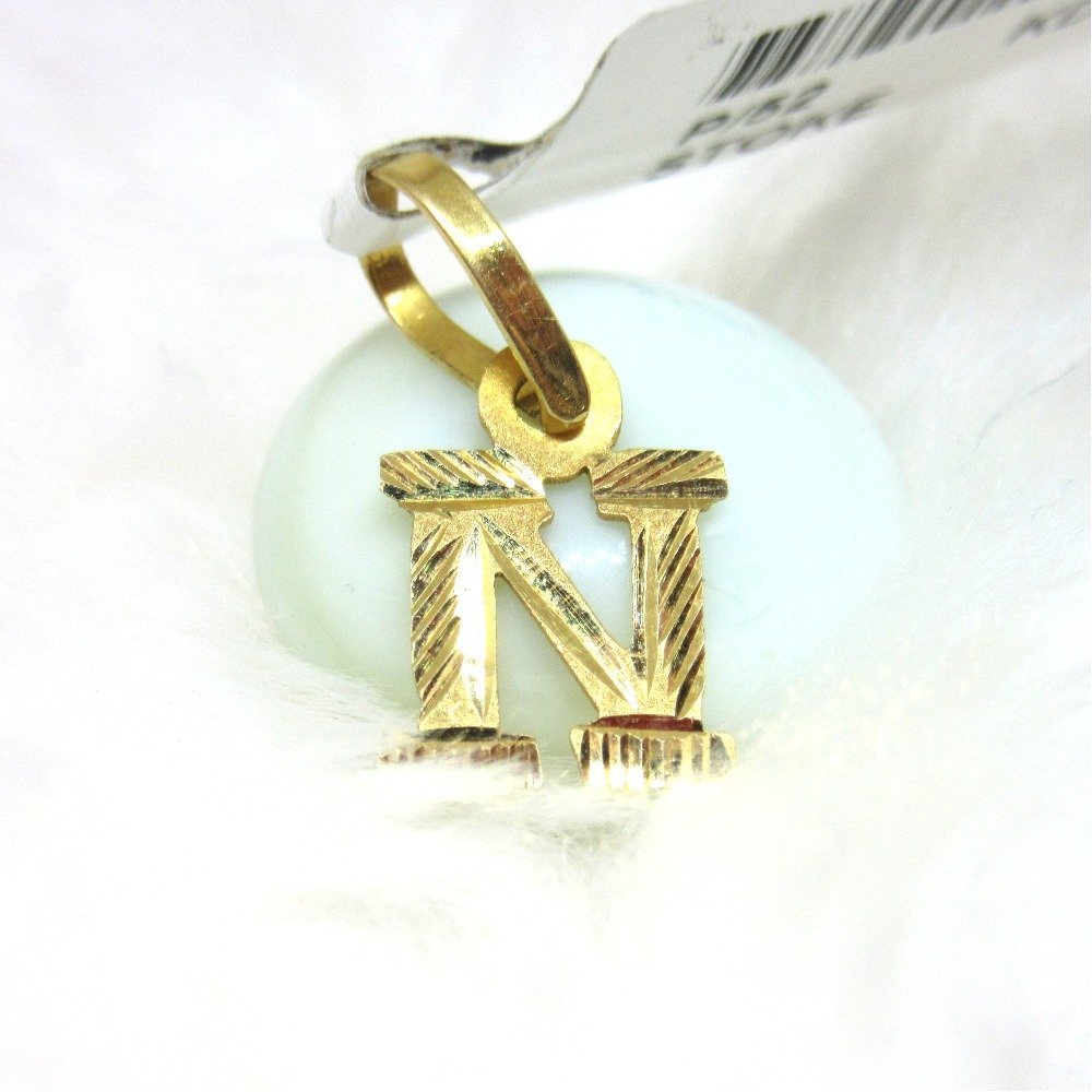 Letter "n" pendent