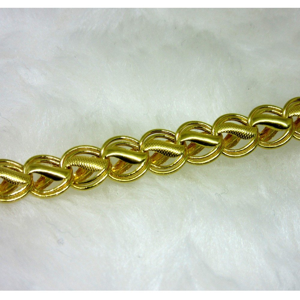 Gold Light Weight Gents Bracelet