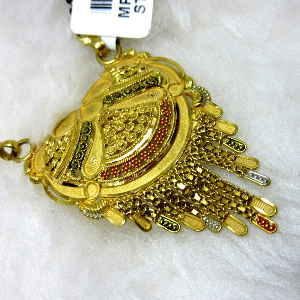 Gold semi culcutti mangalsutra