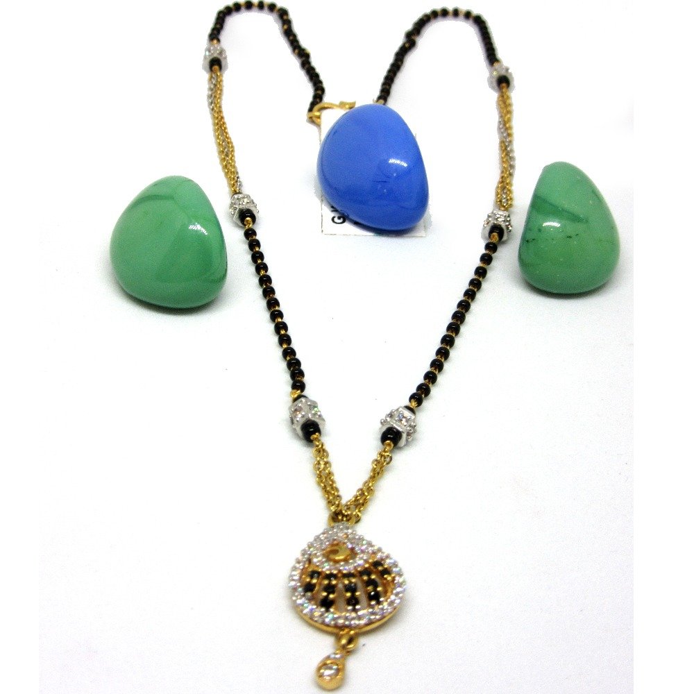 Gold Fancy Diamond mangalsutra