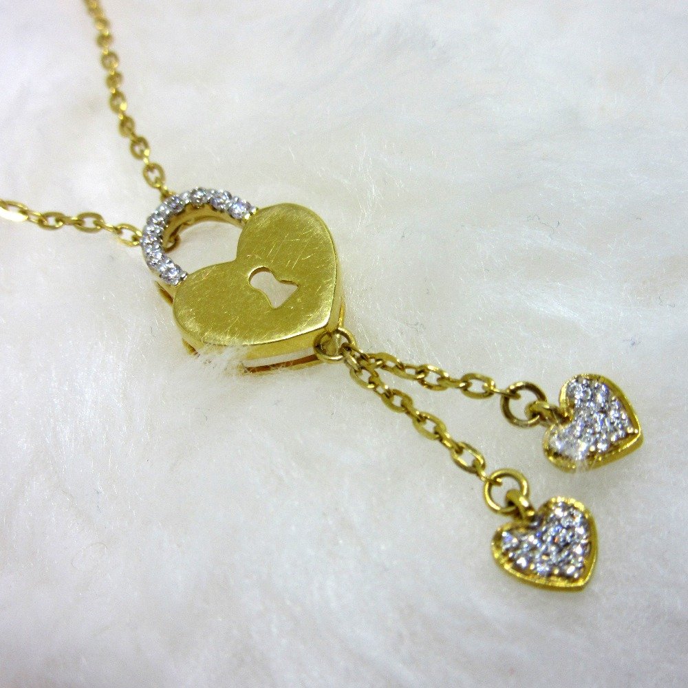 Gold heart lock dokiya