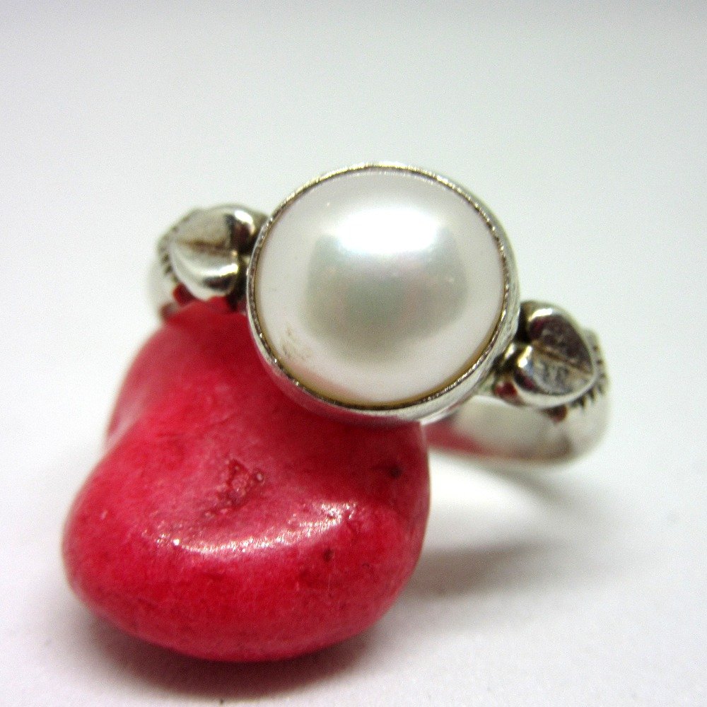 Silver 925 pearl ring sr925-213